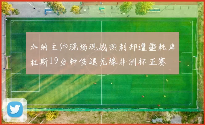 加纳主帅现场观战热刺却遭噩耗库杜斯19分钟伤退无缘非洲杯正赛